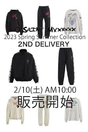 [販売予告] SAINT Mxxxxxx 2024SSコレクション 2nd Drop 2/10(土) 午前10時より販売開始！