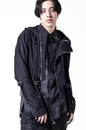 D.HYGEN 2024SS Cropped jacket Layered styling