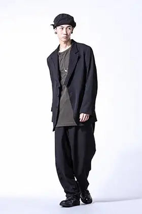 Yohji Yamamoto & Y's for men 2024SS 春の3Bジャケットスタイリング