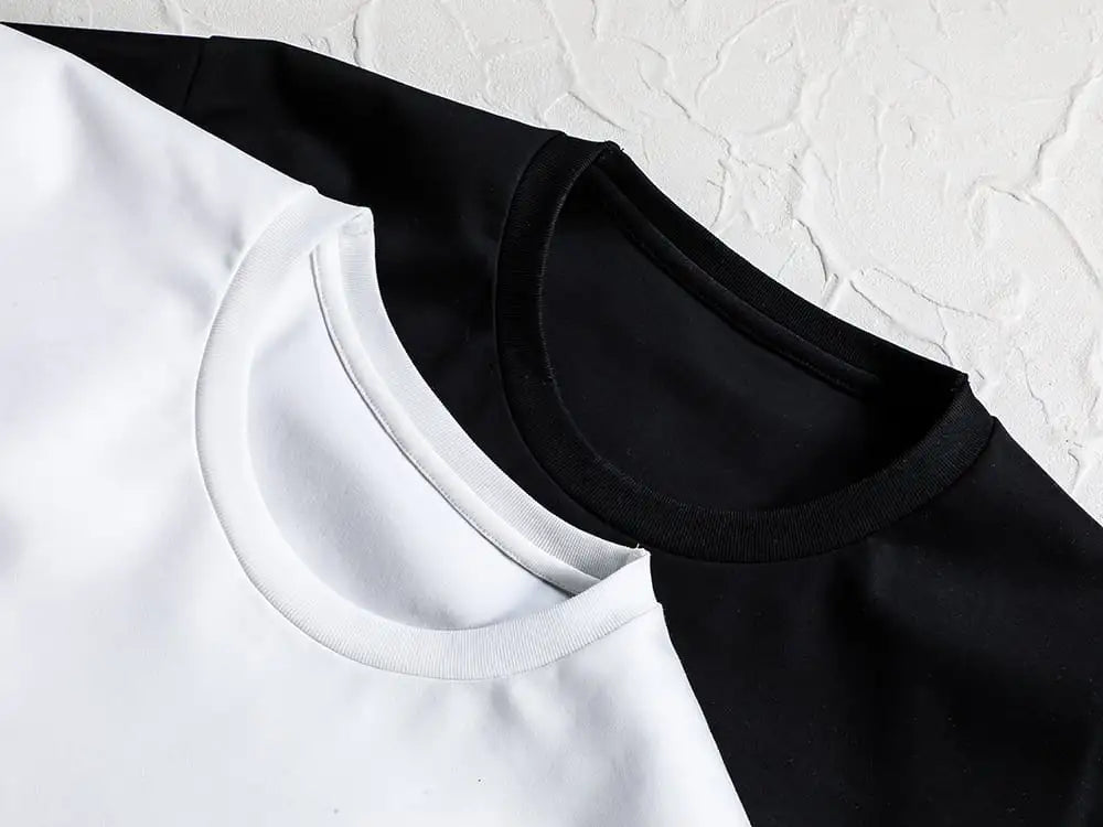 IRENISA 24SS - Slash Pocket Short Sleeve Shirt - IH-24SS-T006-AG-White-White-cord - short sleeve T-shirt White × White cord - IH-24SS-T006-AG-Black-Black-cord - short sleeve T-shirt Black × Black cord 1-002