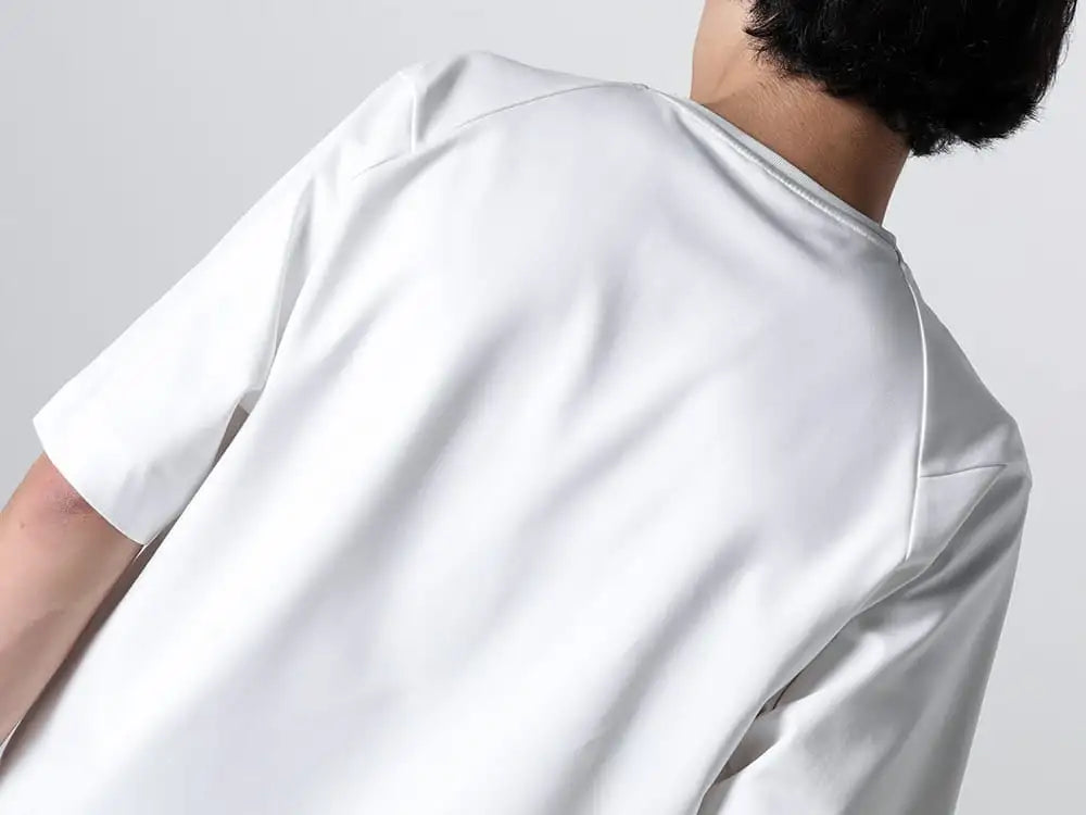 IRENISA 24SS - white - IH-24SS-T006-AG-White-White-cord - short sleeve T-shirt White × White cord 2-005