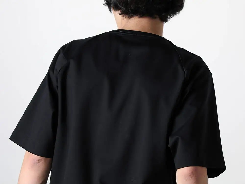 IRENISA 24SS - Black - IH-24SS-T006-AG-Black-Black-cord - short sleeve T-shirt Black × Black cord - IH-24SS-P033-DMF-Black - ワンタックトラウザーズ Black - IH-22SS-S001-RC - leather shoes 3-004
