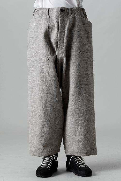 WIDE TROUSERS Light Gray - O PROJECT