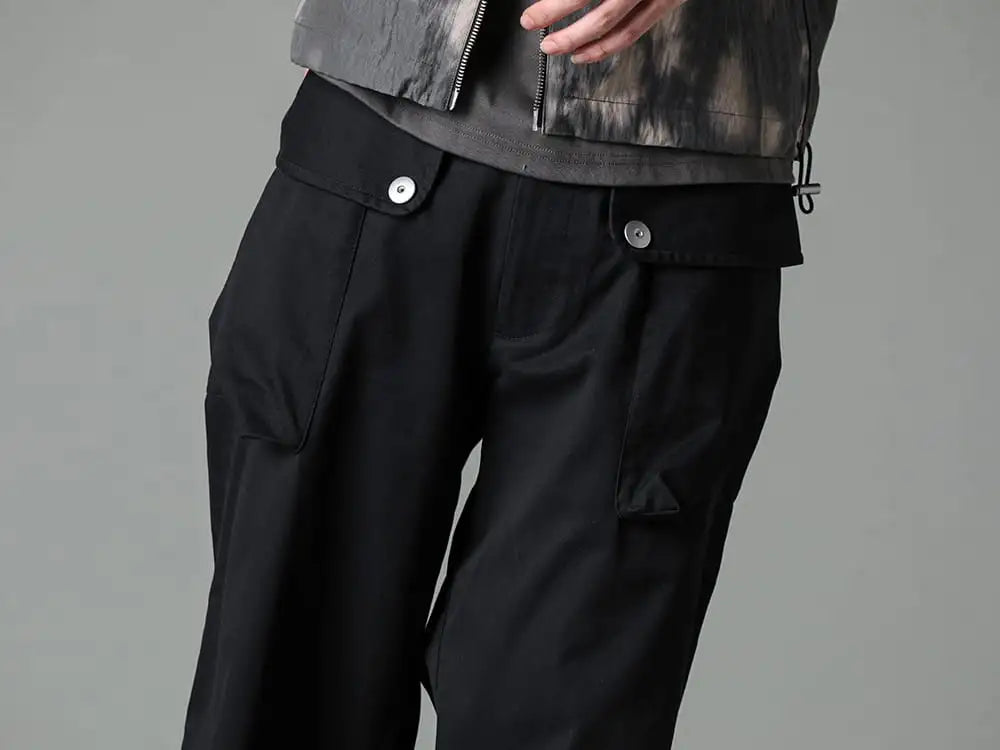 Omar Afridi 24SS - The Point is the Three-dimensional Front Pocket! The Versatile, Tall Wide Pants 