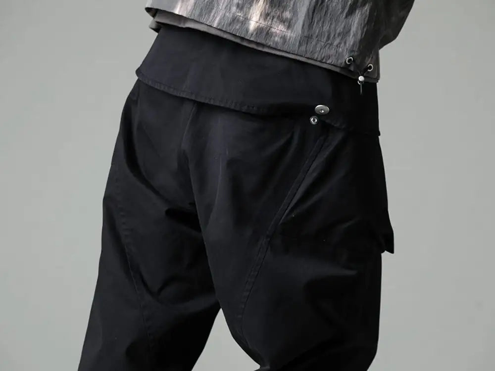 Omar Afridi 24SS - The Point is the Three-dimensional Front Pocket! The Versatile, Tall Wide Pants 