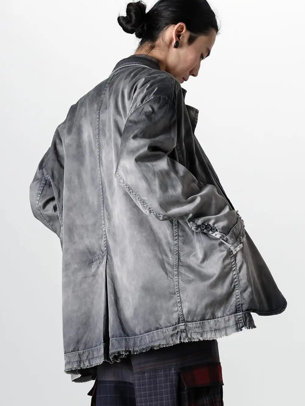 Maison MIHARA YASUHIRO 24SS  - Selected a Casual Jacket with Attractive Vintage Processing That Appears Worn - B12JK002-Black - RC TWILL TAILORED JACKET Black 2-002