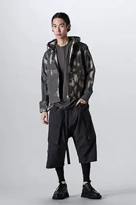 Omar Afridi Ventus Print Hoodie Layered Style