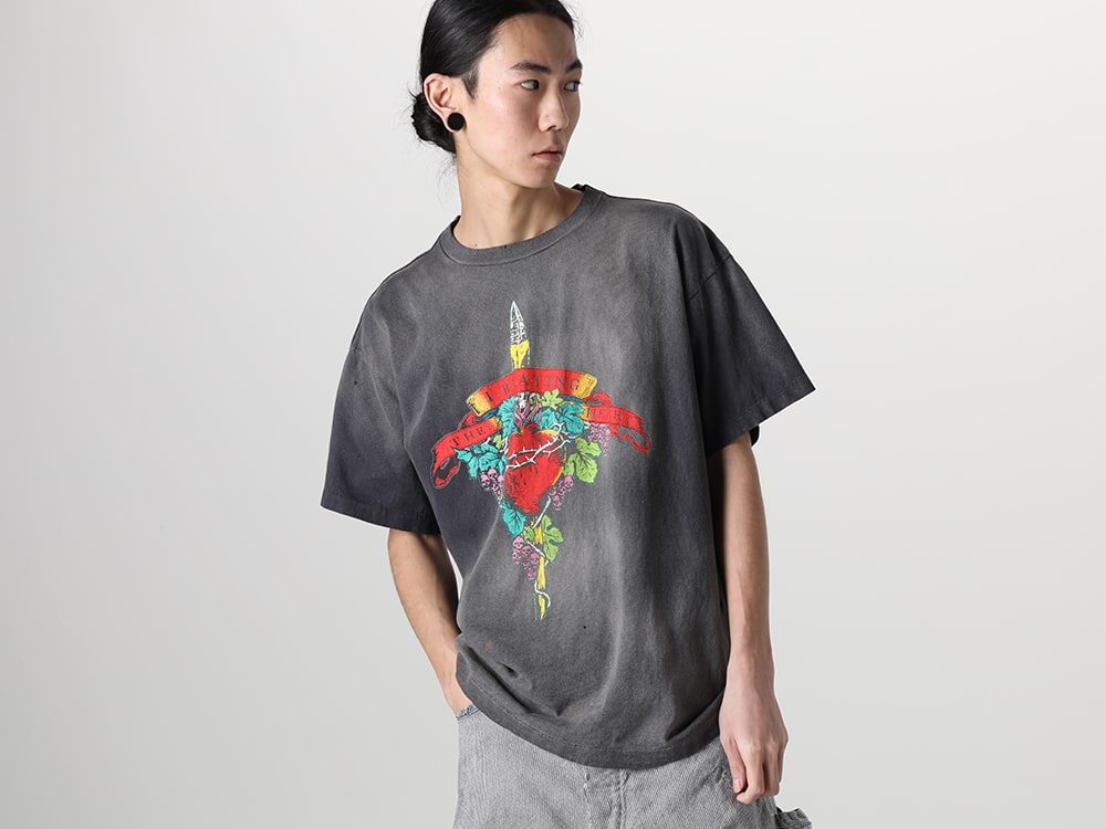 SAINT MICHAEL 2024SS  - The 6th release of items from the SAINT Mxxxxxx 2024SS Collection is now available! Released now, both in-store and online! - SM-YS8-0000-C44(LASTMAN × SAINT Mxxxxxx BEATING Short sleeve T-shirt) - 1-018