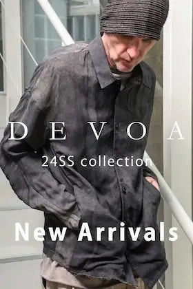 [Arrival information]  New 24SS items from DEVOA have arrived.