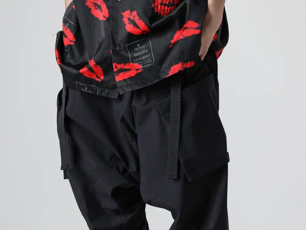 ACRONYM Trousers Inspired by This Season's Punk Theme 24SS - Trousers Inspired by This Season's Punk Theme - P30A-E - Ultrawide Cargo Trousers 3-004