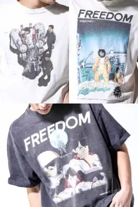 SAINT Mxxxxxx 2024SS FREEDOMコラボレーションTシャツ 3アイテム