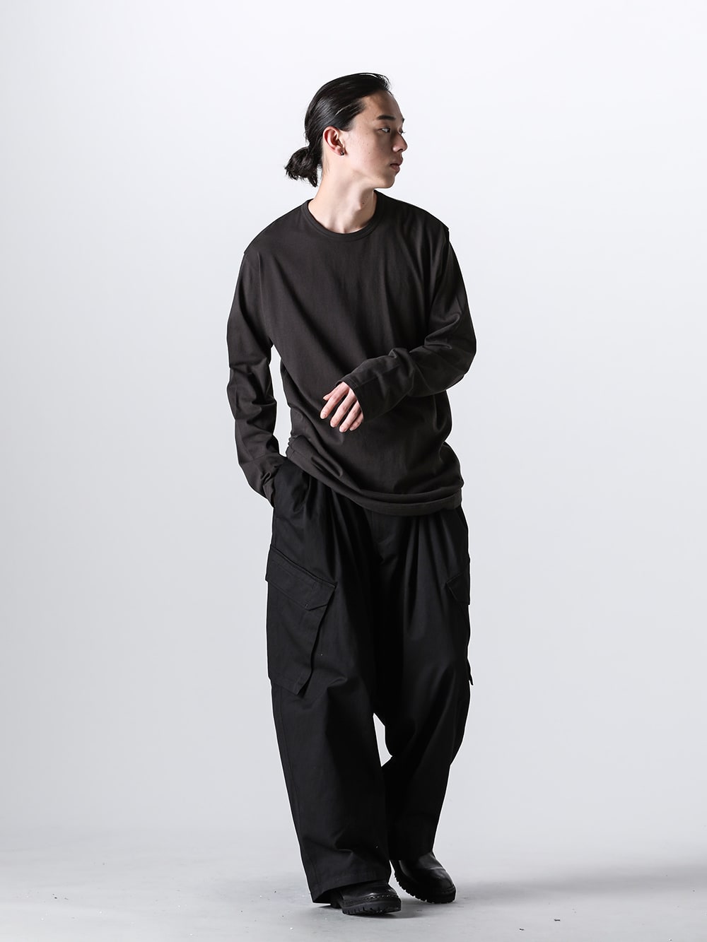 8,400円24SS yohji yamamoto ロングスリーブT