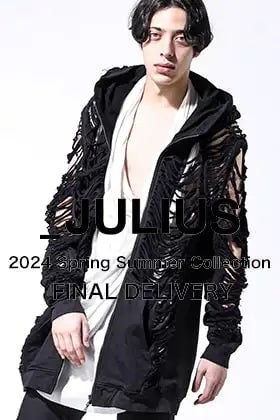 [入荷情報] JULIUS 2024SSコレクションより最終入荷分のアイテムが入荷！