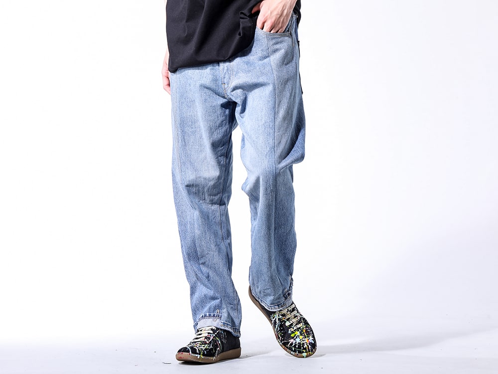 ink / Maison Margiela 2024SS - These jeans are a perfect reinterpretation of LEVIS. - ink24SS-13-M2(4Panel 50/Denim Pants - M2) S57WS0240-Black(Replica Painter Black) - 3-001