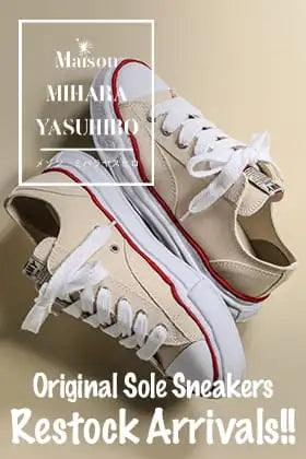 [入荷情報] Maison MIHARA YASUHIROオリジナルソールスニーカーが多数再入荷しました！