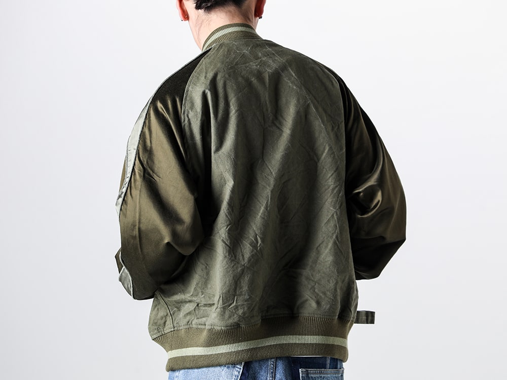 ink 2024SS - Expanding Coordination Options with Reversibility - ink24SS-01-Khaki(Nothing Reversible Souvenir Jacket Khaki) ink24SS-01-Khaki/Black(Nothing Reversible Souvenir Jacket) - 3-003