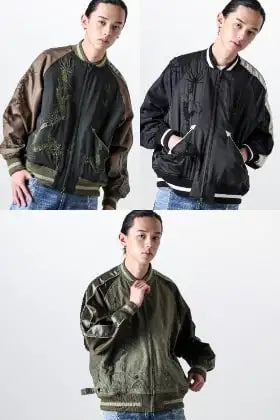 ink 2024SS Souvenir jacket, two-colour styling