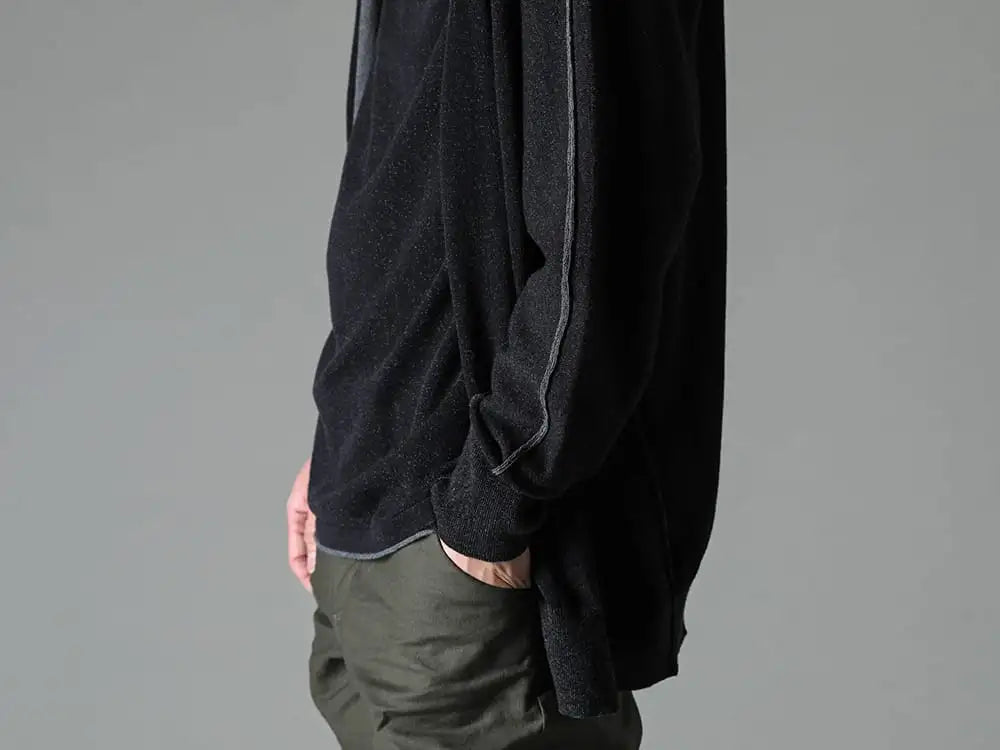 RIPVANWINKLE 24SS  - Dolman cardigan with a three-dimensional feel - RW-620 - Dolman Carde 2-005