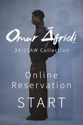 [Reservation information] Omar Afridi 24-25AW Collection Online Pre-Order Start.