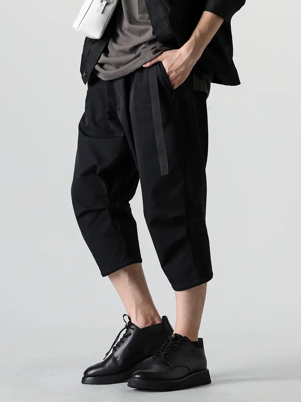 ACRONYM 24SS - Design and Details Reflecting an Outstanding Brand Concept - P17-DS - Cropped Wide Pants - RW-616 - Postman Gore 3-002