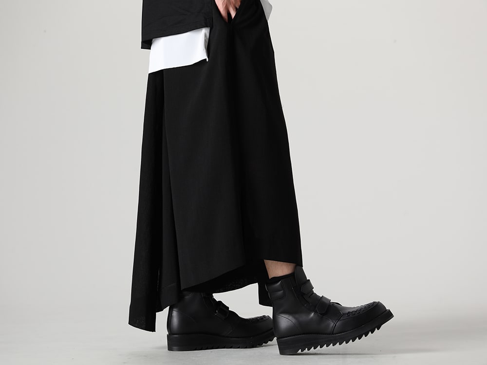 kiryuyrik 2024SS - The 4th delivery from kiryuyrik 2024 Spring/Summer Collection has arrived! They are now available both in-store and online. - KR-HP23-909(Voile Skirt Wide Tuck Slacks) - 1-010