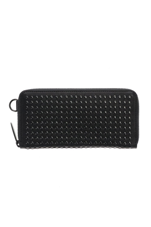 Leather long wallet fold 'all-studs' 2 DAL - PATRICK STEPHAN