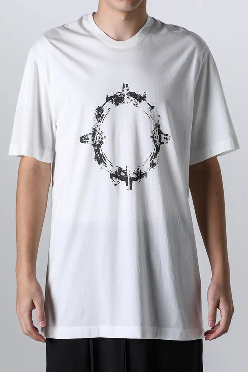 Cotton/Modal Jersey Regular T-shirt Off White - JULIUS