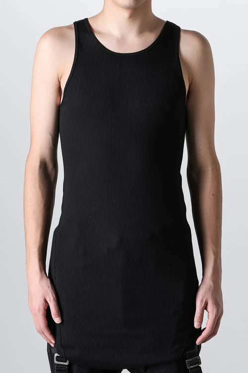 Cotton x Rayon Ribbed Tank Top - D.HYGEN