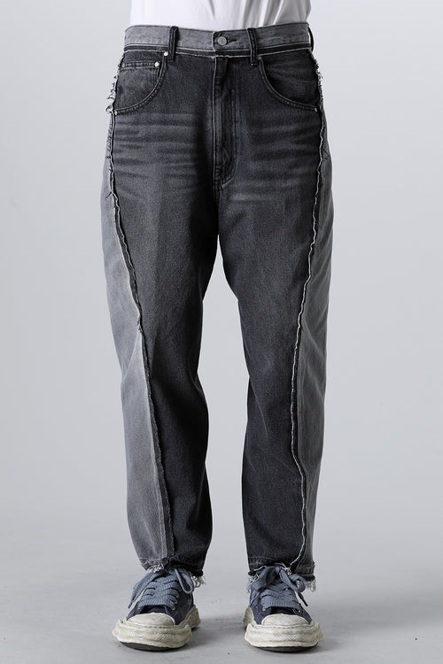 Twisted 3D Sarouel Denim Black CD - 1691