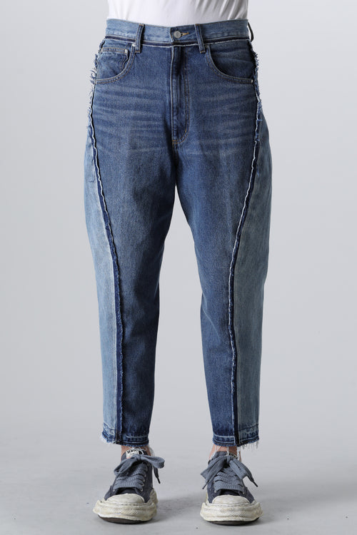 Twisted 3D Sarouel Denim Indigo CD - 1691