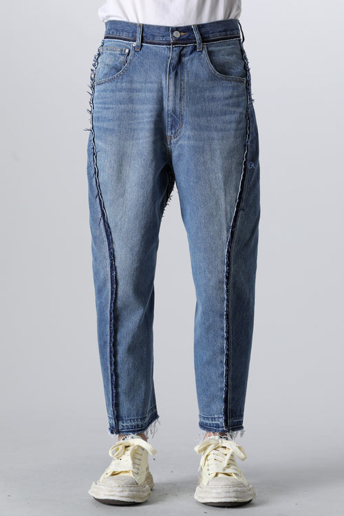 Twisted 3D Sarouel Denim Indigo CL - 1691