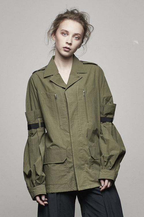 BISHOP SLEEVE FIELD JACKET - 17S-J-01 - SATOKO OZAWA