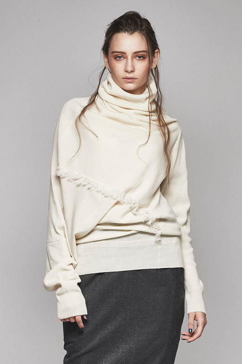 Deformed Fringe Knit - 17FK03 - SATOKO OZAWA