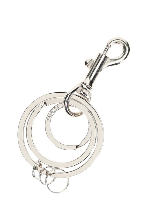 Metal key holder 'trirings' Silver - PATRICK STEPHAN