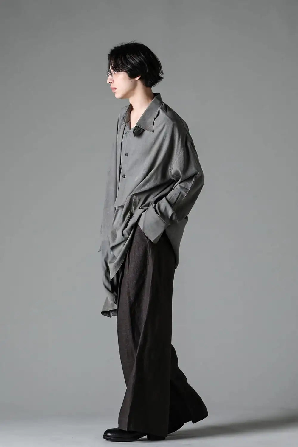 0M2410727 | Deconstructed Long Shirt | ZIGGY CHEN | Online Store 