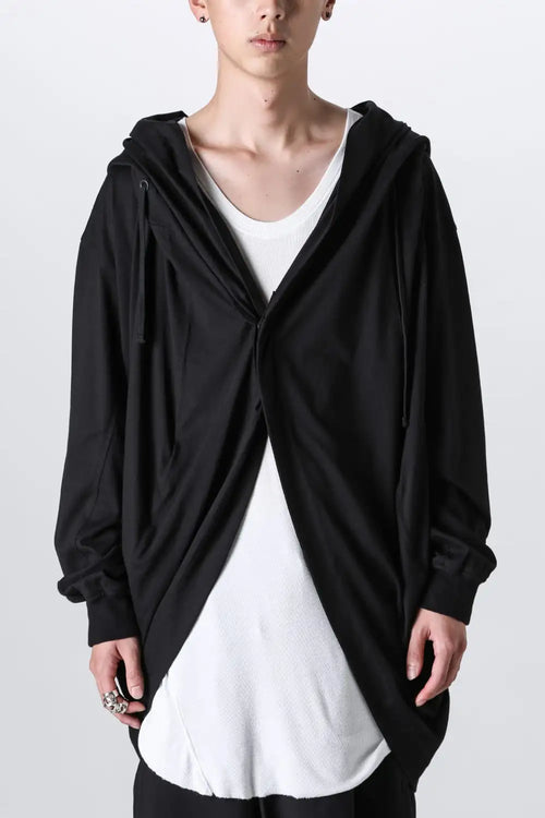 Cotton / Modal Jersey Long Cardigan - JULIUS