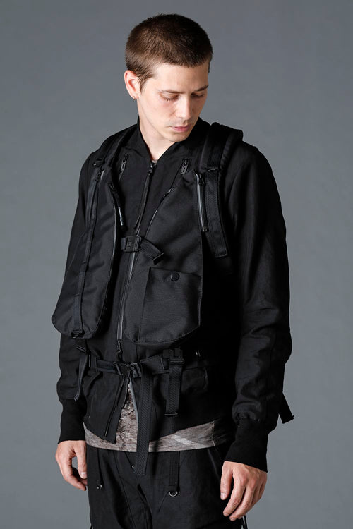 Cordura nylon vest bag attached backpack - D.HYGEN