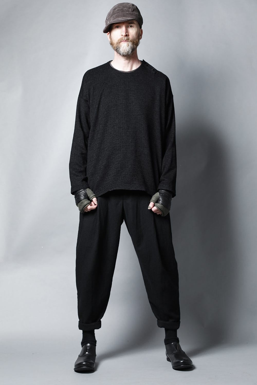 CSS-DTP | Long pullover shirt Silk tweed | DEVOA | Online Store ...