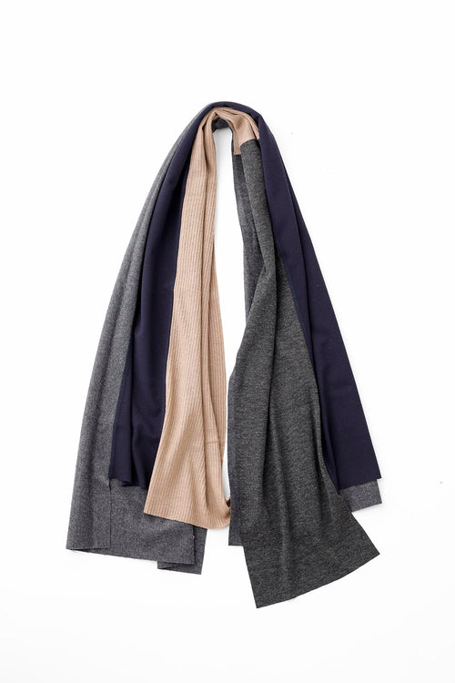 Jersey scarf ' wrap' Gray Mix - PATRICK STEPHAN