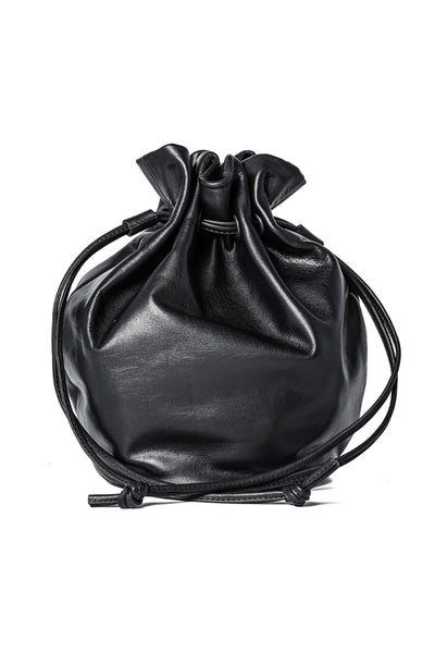 Leather small shoulder bag seau - PATRICK STEPHAN