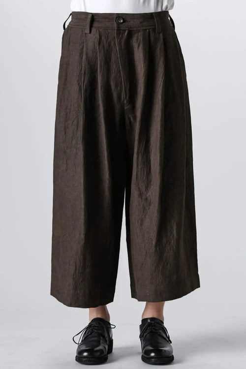 Pleated Extra Wide Leg Trousers - ZIGGY CHEN