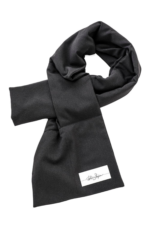 Long scarf'pillow pockets' E-Black - PATRICK STEPHAN