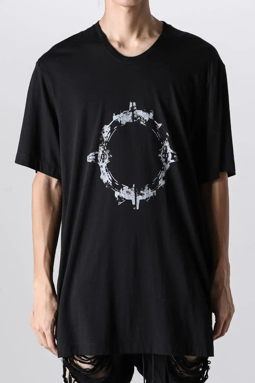 Cotton/Modal Jersey Regular T-shirt Black - JULIUS