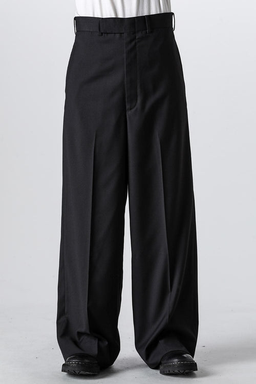 T/R Gabardine Daddy Wide Slacks - GalaabenD - ガラアーベント