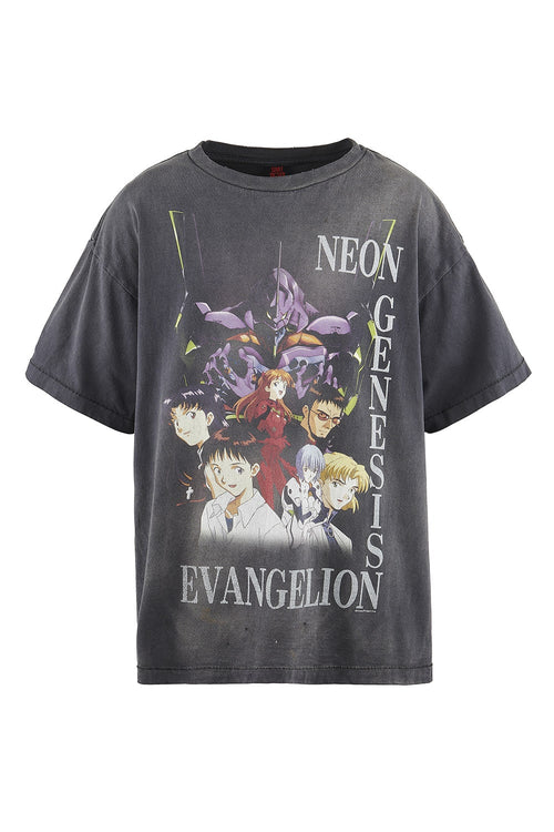 EVANGELION × SAINT Mxxxxxx NEON Short sleeve T-shirt - SAINT Mxxxxxx