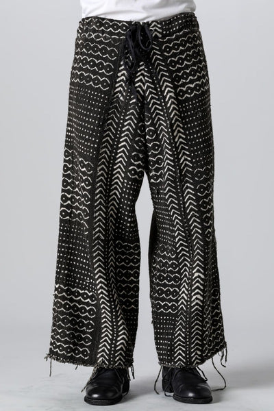 Wide Legged Drawstring Trousers #2 - OLUBIYI THOMAS