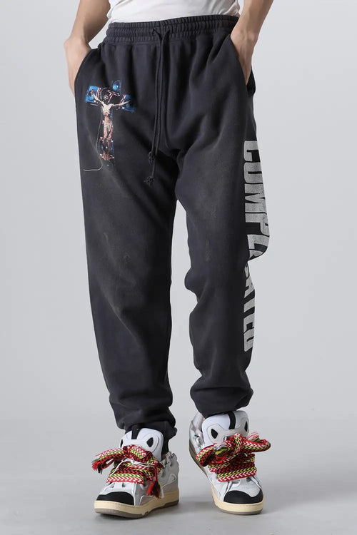 KOSUKE KAWAMURA × SAINT Mxxxxxx COMPLICATED Sweat Pants - SAINT Mxxxxxx