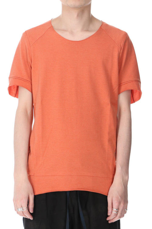 UNISEX WOVEN TUCK DARTS S/S T-SHIRT Physalis Orange - individual sentiments