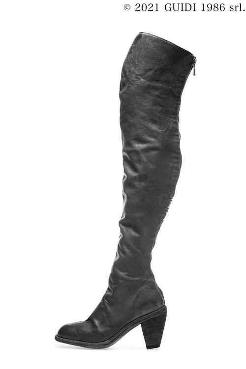 3012 - Back Zip Over-The-Knee Boots - Guidi