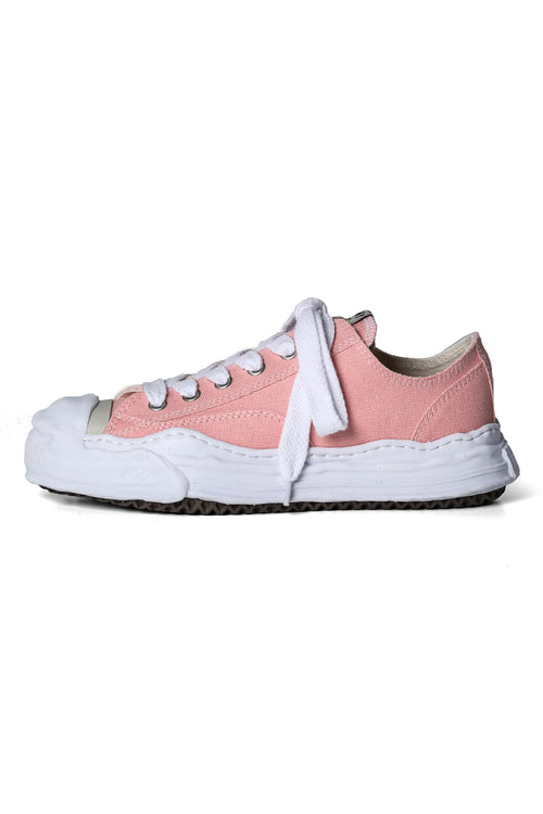 HANK Original sole Toe cap sneaker LOW canvas Pink - MIHARAYASUHIRO